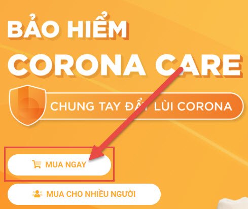 Hướng dẫn mua bảo hiểm Covid 19 hay bảo hiểm Corona nCov